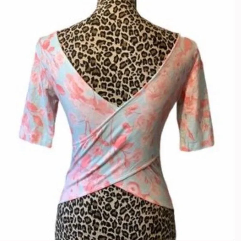 Y2K Guess Floral Crop  Top